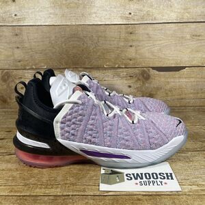 Nike LeBron XVIII 18 James Purple Black CW2760-900 Size 7Y / Women Size 8.5